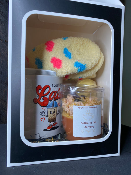 Candle Gift Box w/ 10oz Dessert candle